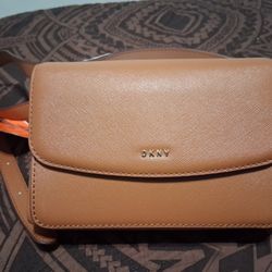 Dkny leather belt bag 
