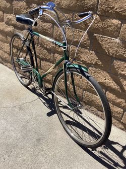 VINTAGE 1952 SCHWINN WORLD 3 SPEED BIKE