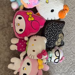 Sanrio/Hellokitty Plushies 