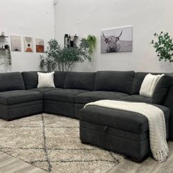 Gray Sectional Couch ~ Free Delivery 🚛
