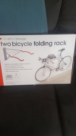 Bicycle folding rack