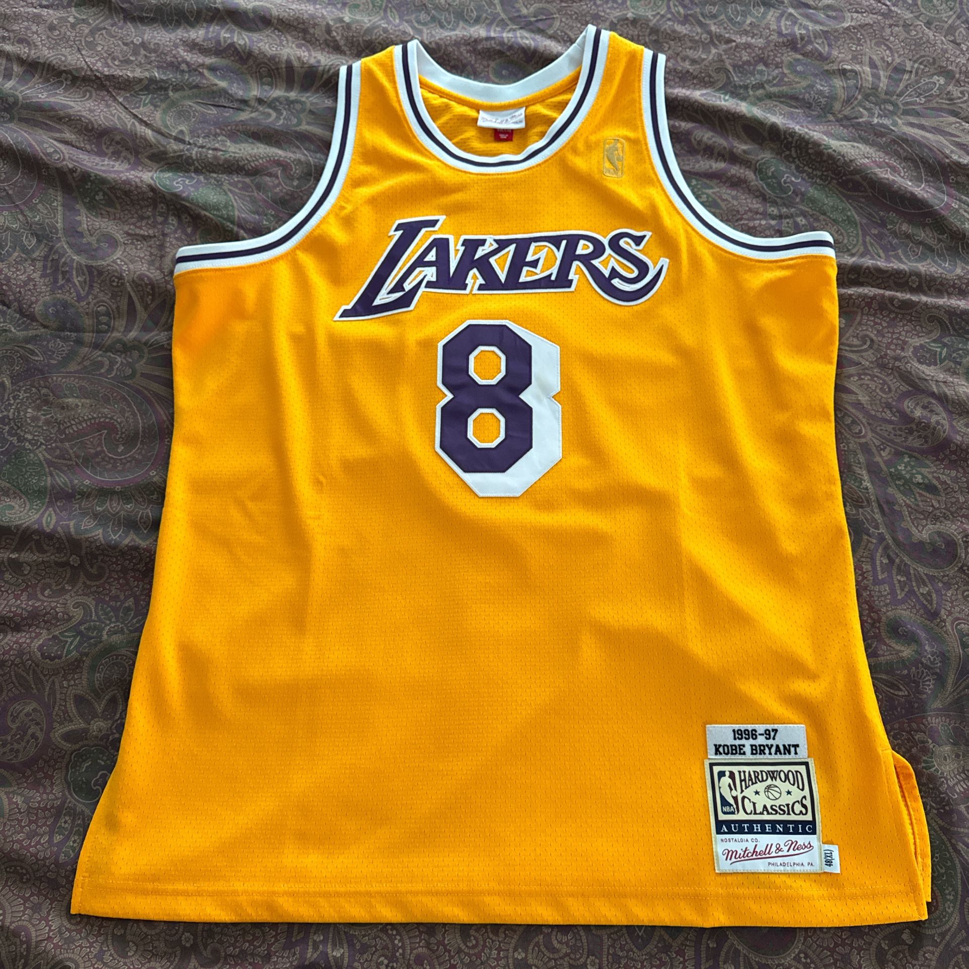 Kobe Bryant Rookie Jersey from Mitchell & Ness size XL. 