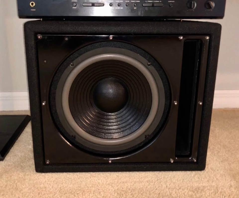 10 inch subwoofer in MDF box for car audio