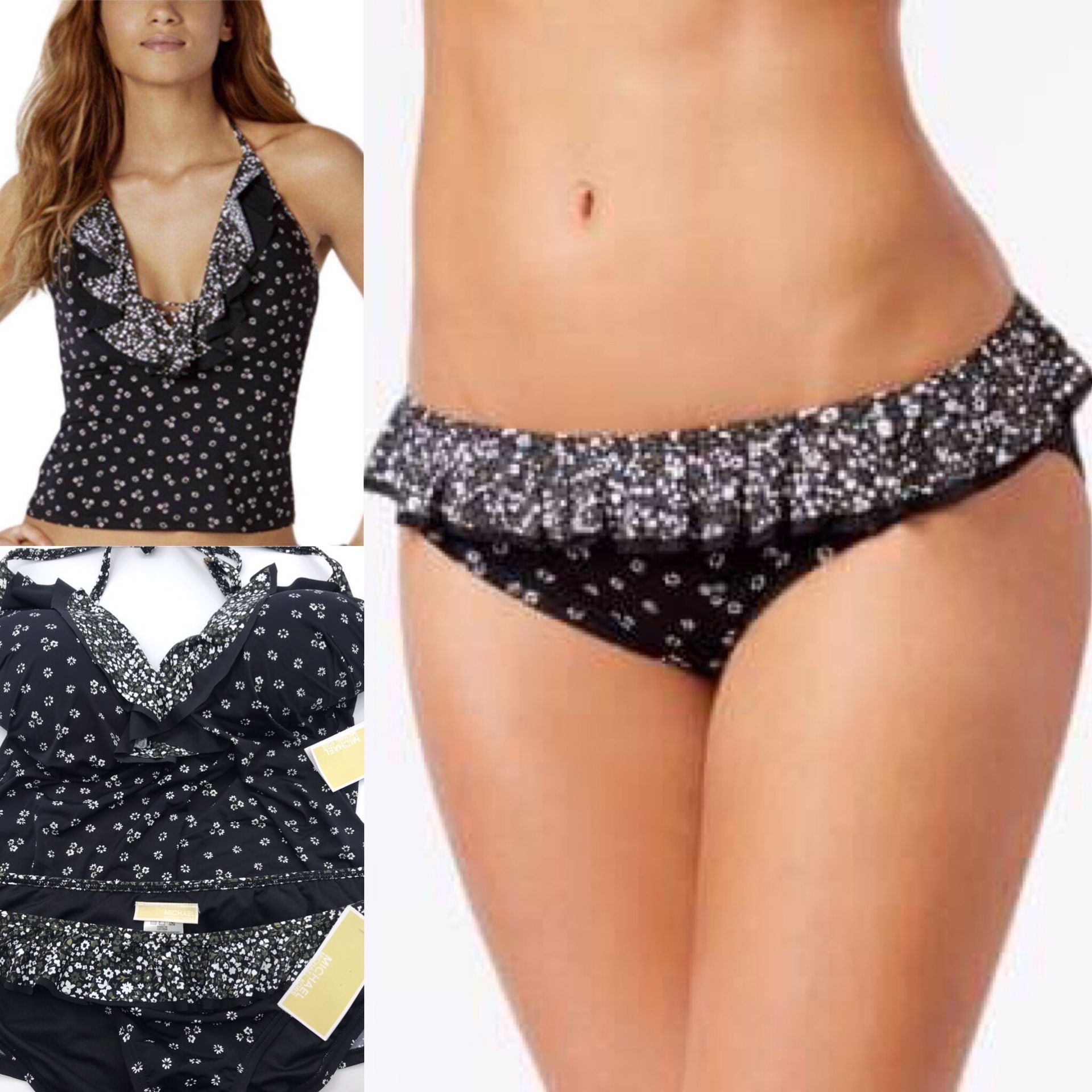 Michael Kors Swimsuit New Size L RETAIL $180