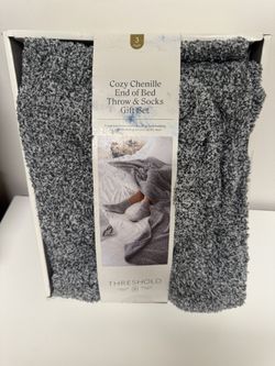 Target Throw Blanket w/ Matching Socks Gift Set