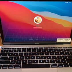 MacBook Laptop A1534,  M, 8GB, 500 GB