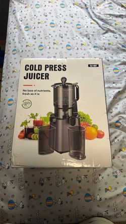 Cold press juicer