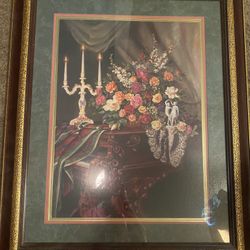 Decorative Painting In Frame 27x33