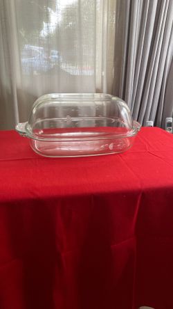 Princess House Heritage Turkey Roaster Glassware 