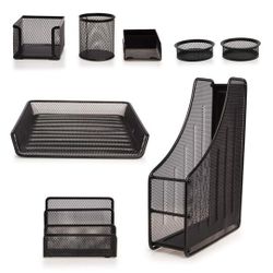 Mesh Metal Stationery Set