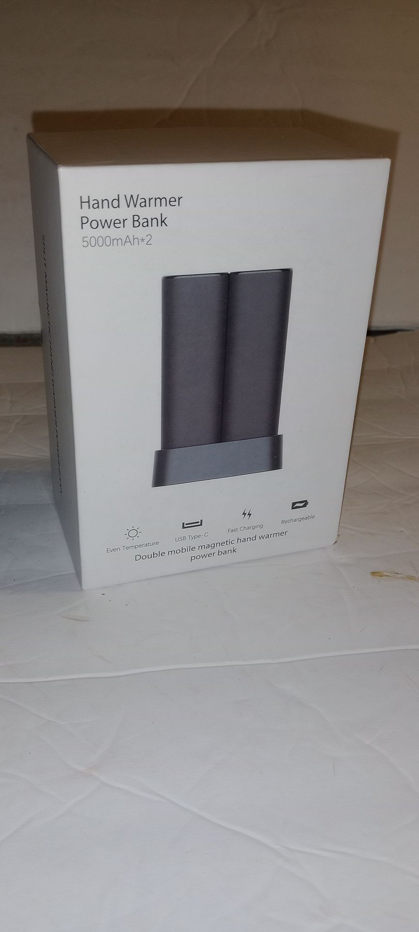 Hand warmer and power bank together