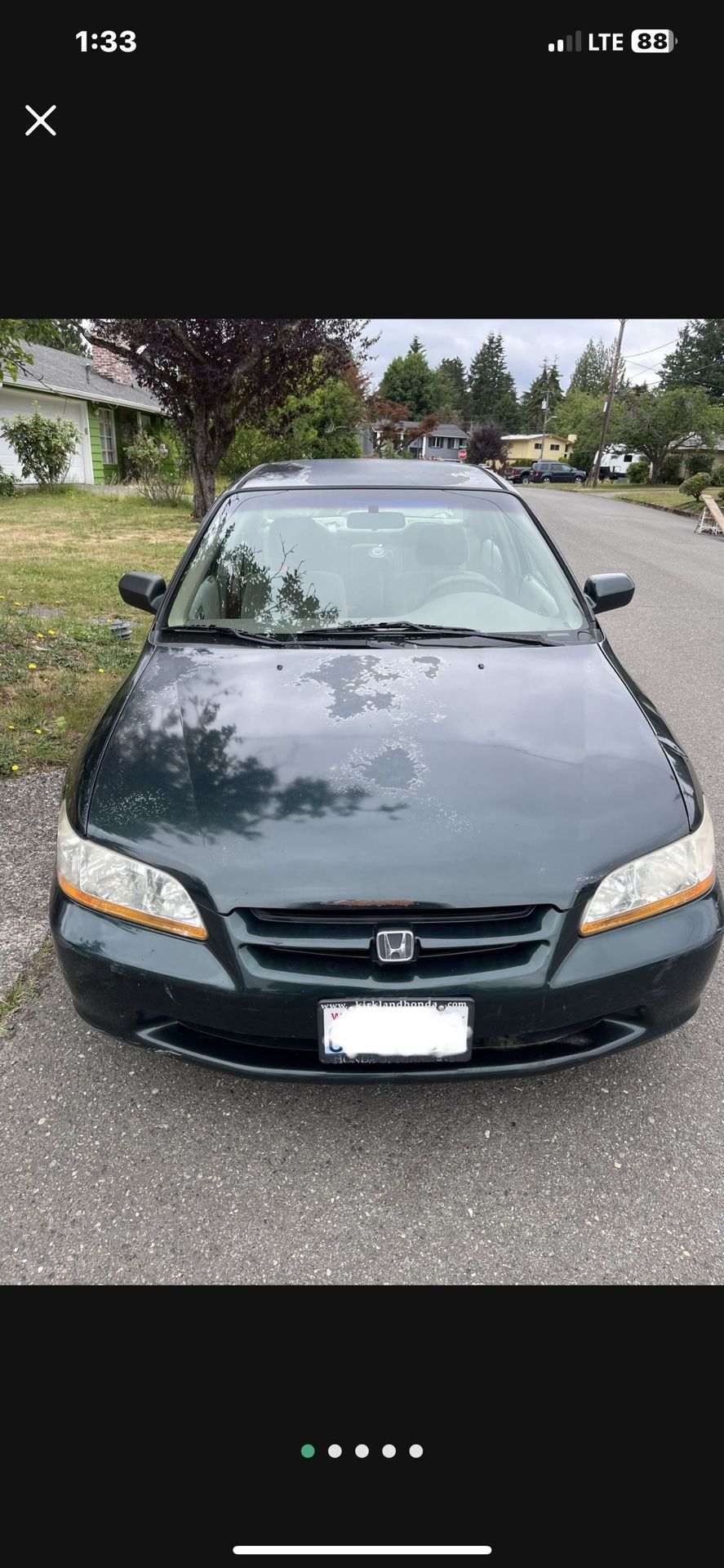 1998 Honda Accord Mechanic Special 
