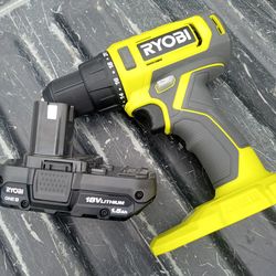 Taladro y batería no cargador