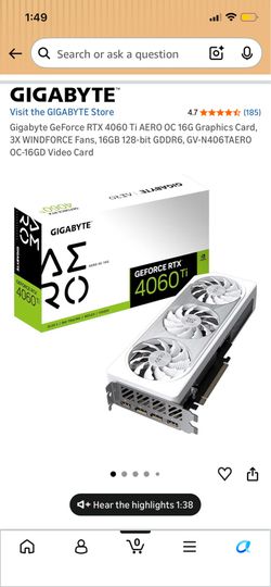 LIMITED EDITION WHITE RTX 4060Ti 16GB