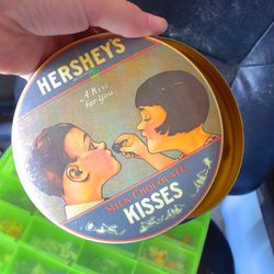 Vintage Hersheys Metal Containers 