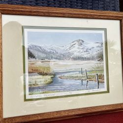 “Kirkwood Meadows – Signed Artist’s Proof (A/P) by Al Thompson – Prison Outsider Art”