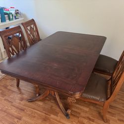 FREE DINING TABLE AND CHAIRS 
