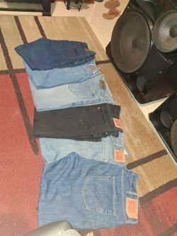 6 pantalones de hombre size #42×30