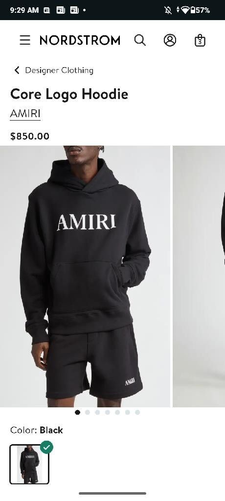 Amiri Core Logo Hoodie