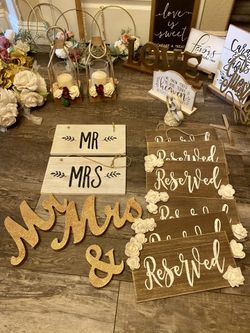 Wedding decorations