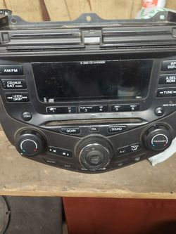 05 Honda Accord Stereo