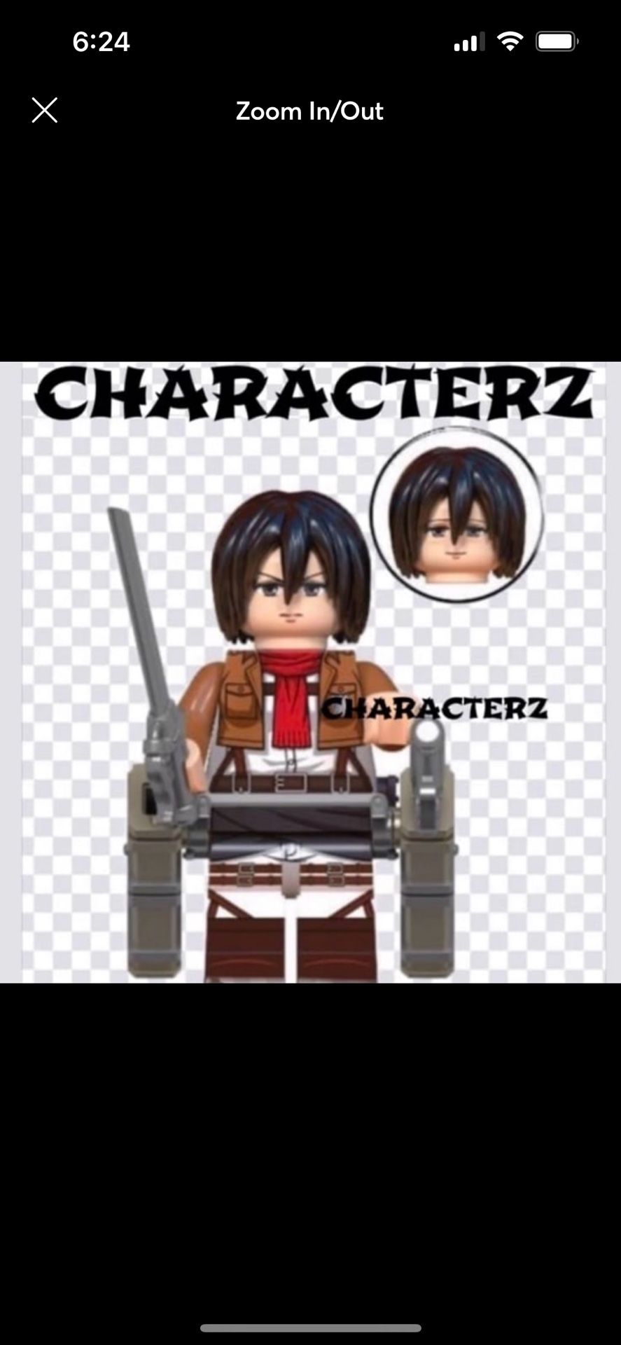 Attack On Titan Mikasa Anime Minifigure