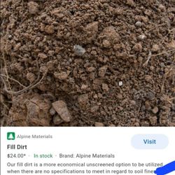 Anyone Need Dirt?