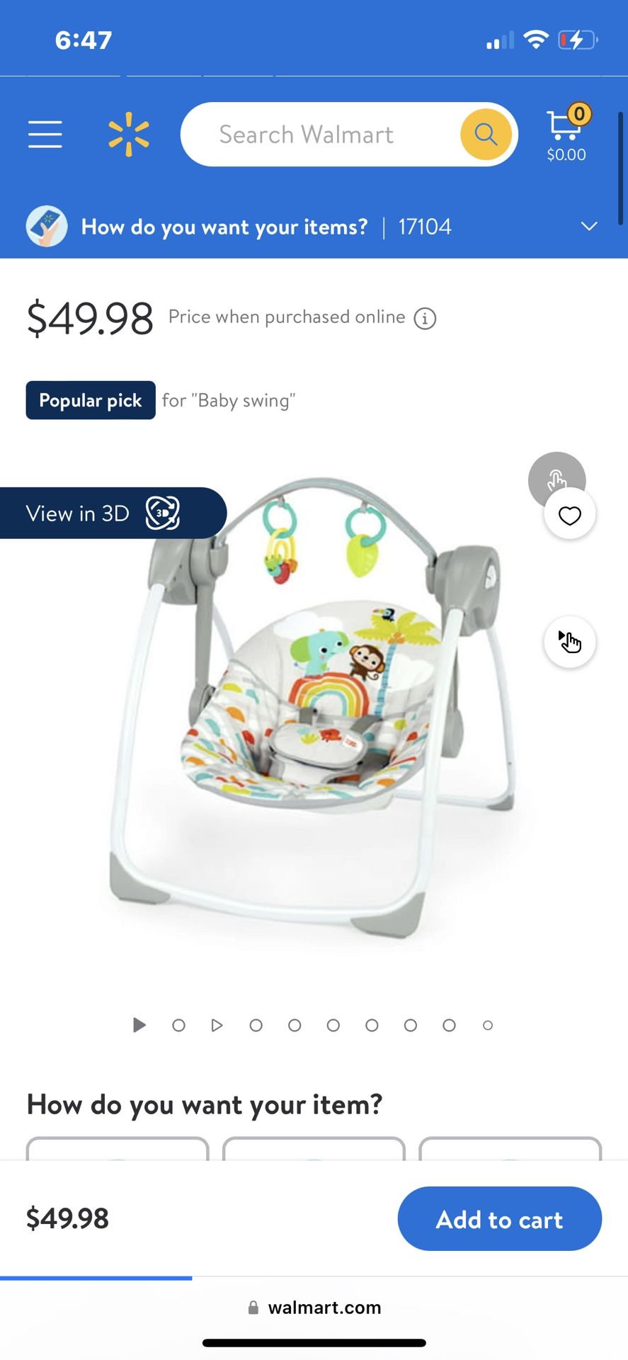 Bassinet And Swing 