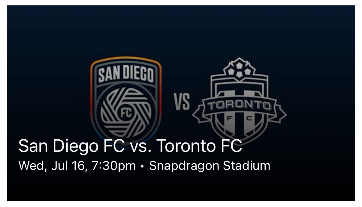 San Diego FC Tickets (2)