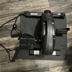 Fitness Smart Under-Desk Bike Exerciser, Low-Impact Cardio Cycling Equipment