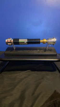 Obi-Wan Kenobi LightSaber Hilt W/stand