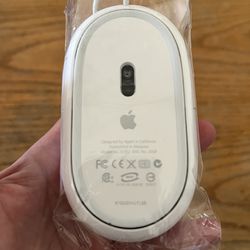 New Apple USB Cord Computer Optical Mouse