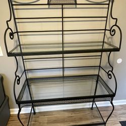 Wrought Iron Bakers Rack