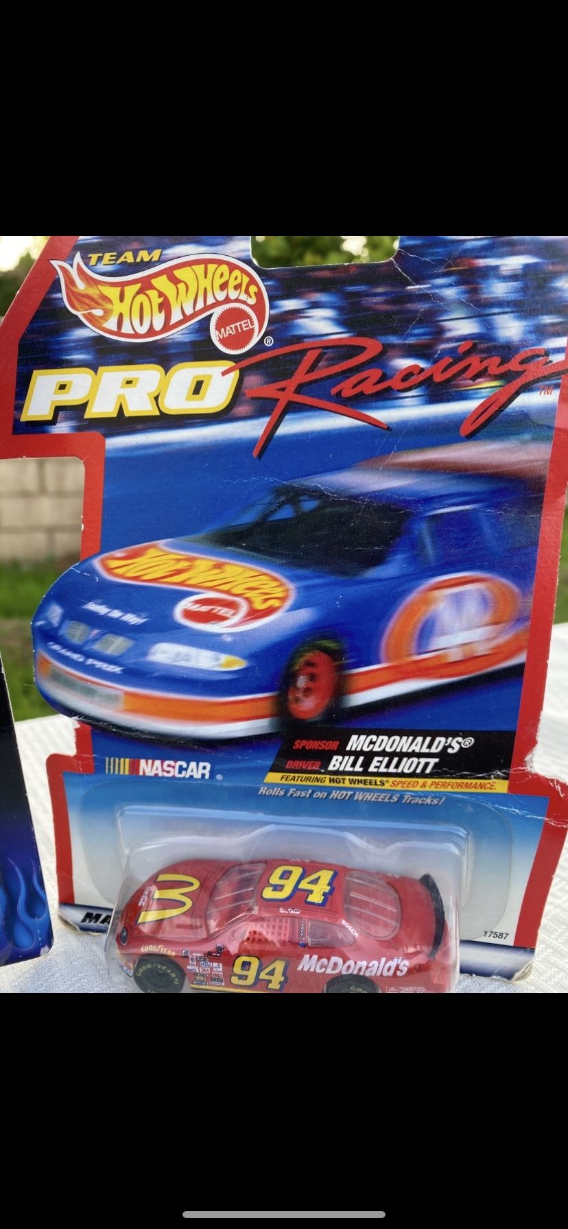 Hot wheels, pro racing Bill Elliott McDonald’s car