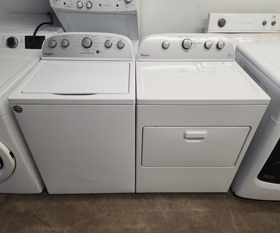 WHIRLPOOL WASHER AND ELECTRIC DRYER DELIVERY IS AVAILABLE AND HOOK UP 60 DAYS WARRANTY 