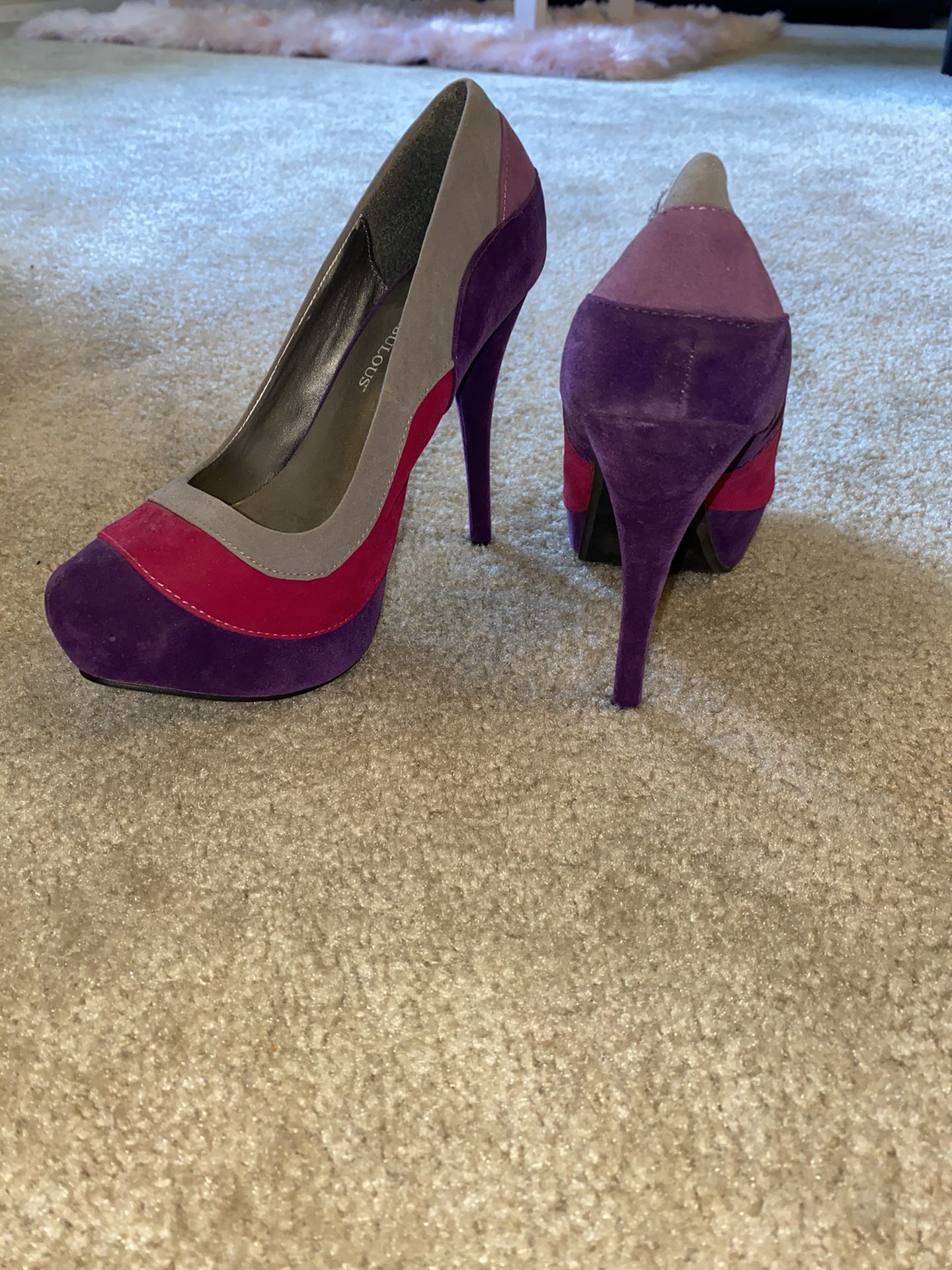 Purple Heel (Size 7)