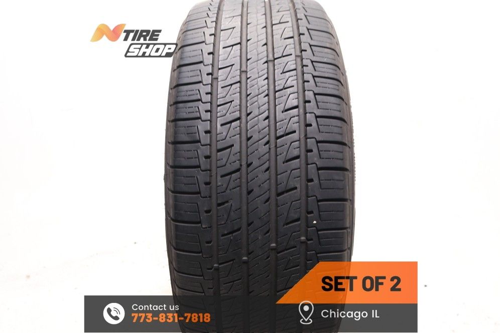 Set of 2 Used 10.5/32 235/45R18 94V Goodyear Assurance MaxLife