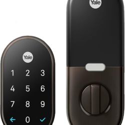 Google Nest x Yale Lock - Tamper-Proof Smart Lock for Keyless Entry - Keypad Deadbolt Lock for Front Door - Oil Rubbed Bronze@U2-233