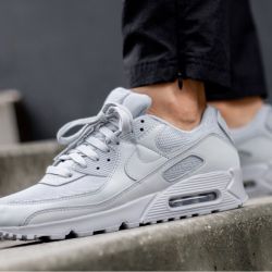 Nike Air MAX SZ 90 Wolf GREY Men Sz 13 NEW W/Box Authentic 