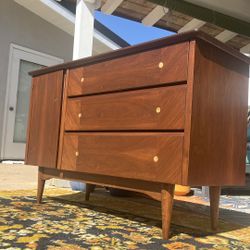 Mid Century Walnut Credenza 