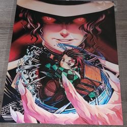 Demon Slayer Image Changing 3D Holographic Lenticular Anime Poster