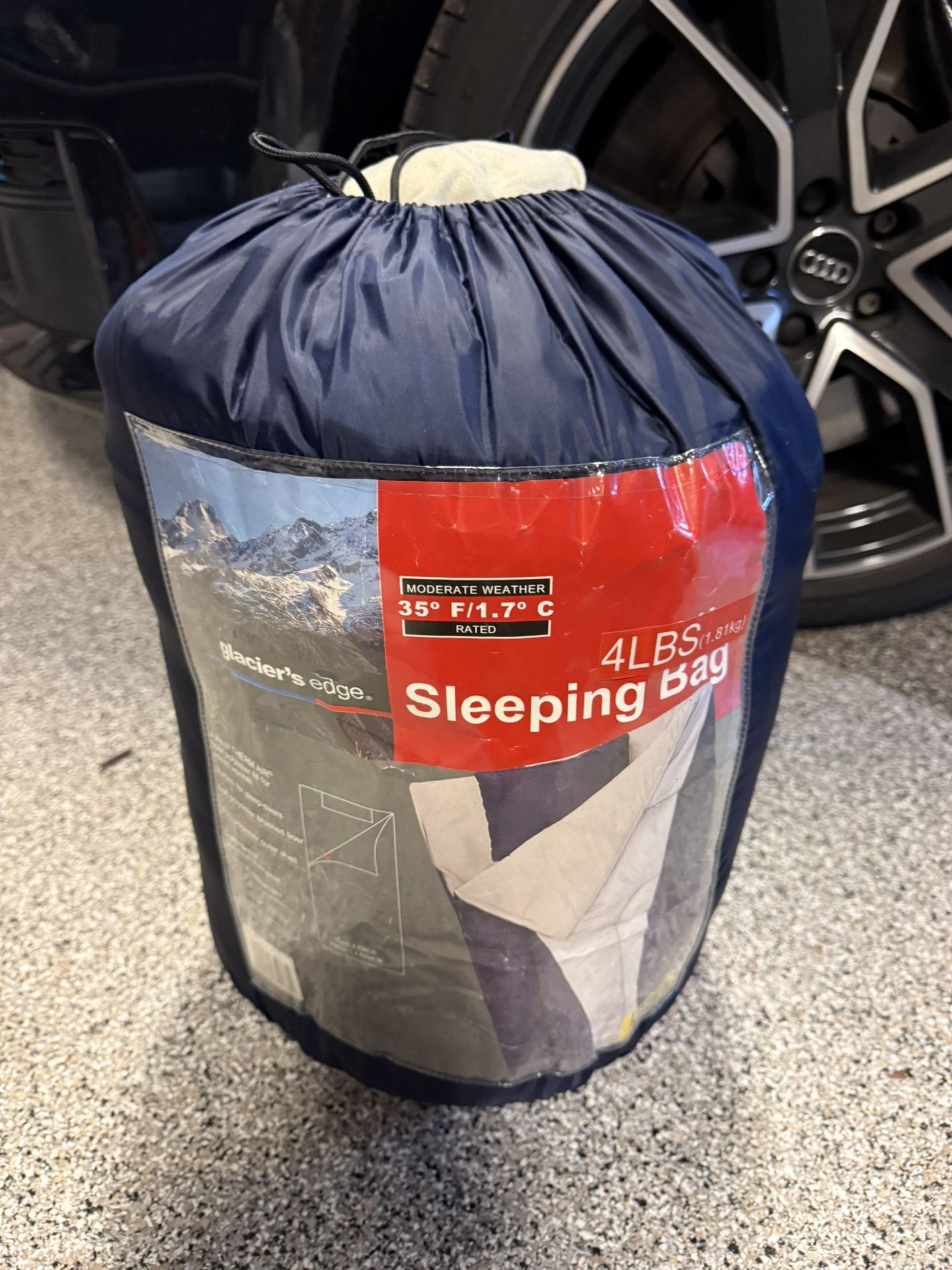 Glacier’s Edge Sleeping Bag 35°F FMR-04SBAN 4lbs 33x78 Polyester Adult Camping