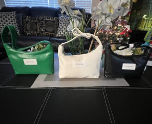 Green, White, Black forever Young Purse