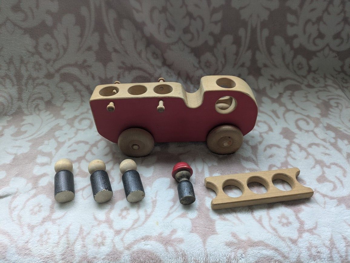 Vintage Wooden Firetruck