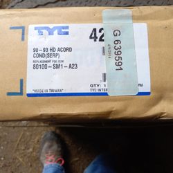 90 - 93 honda accord tyc ac condenser