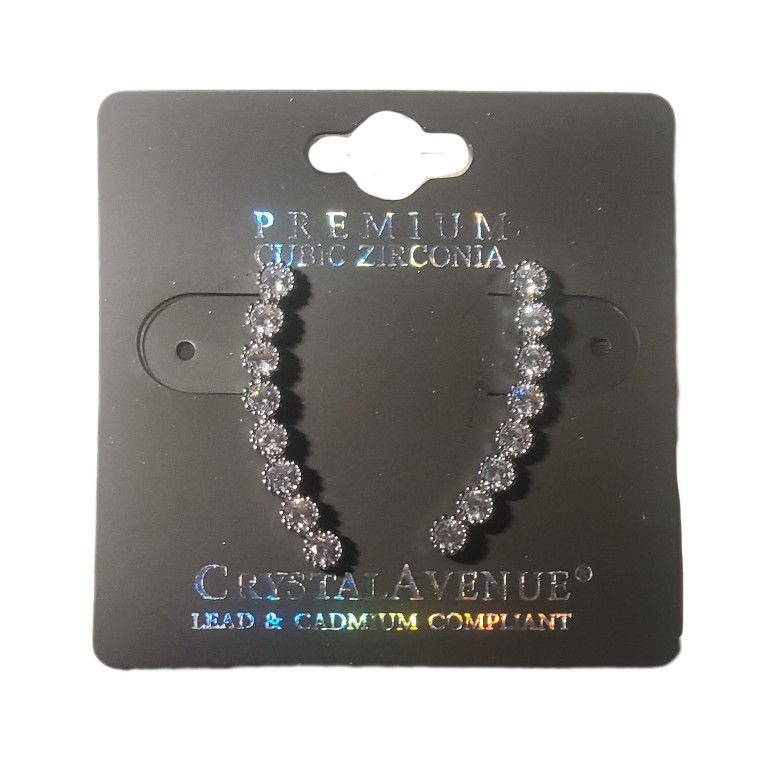 Women's Cubic Zirconia Climbing Earrings
