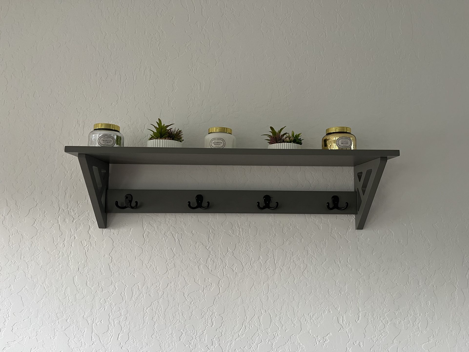 Entry Way Bench And Hanging Coat Rack
