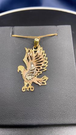 14K Eagle Pendant