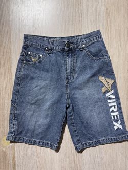 Kids Blue Avirex Jorts (size 6 Years)