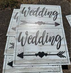 Wedding signs